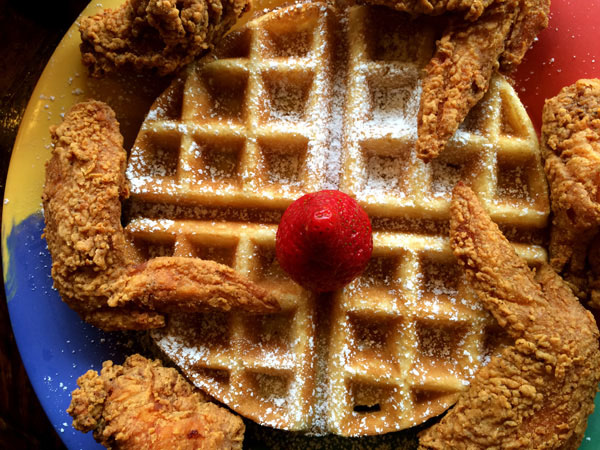 The Breakfast Klub Chicken and Waffles