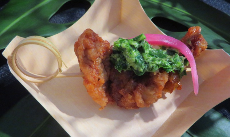 Uncorked Miami-chef amaris jones skewered chicken - art basel
