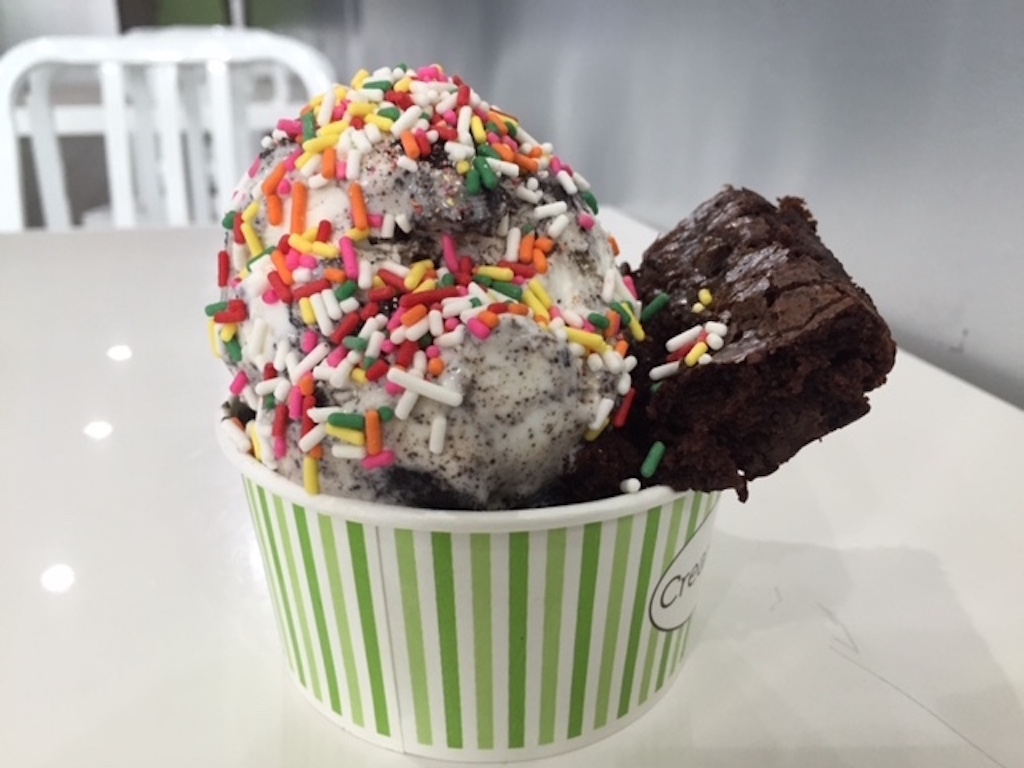 Creamistry Cookies and Cream Ice Cream with Brownie