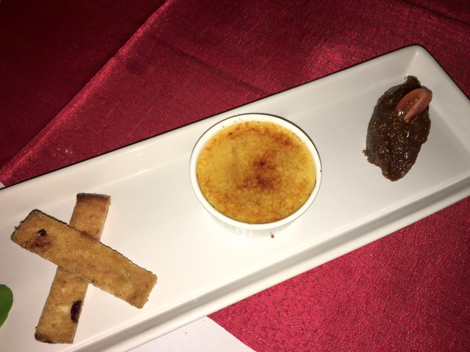 dedos phuket foie gras creme brulee