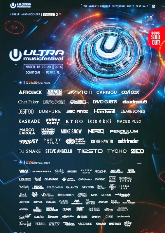 ULTRA MUSIC FESTIVAL Miami - poster