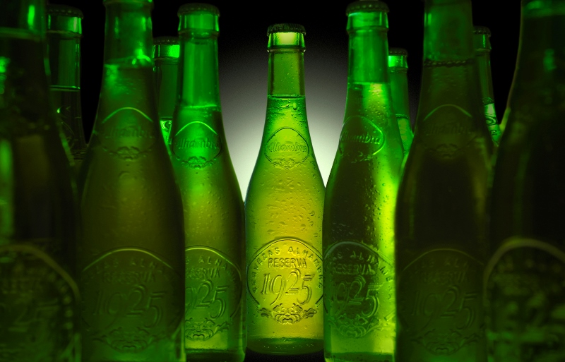 Alhambra Reserva 1925 - AR bottles - courtesy of cervezas alhambra