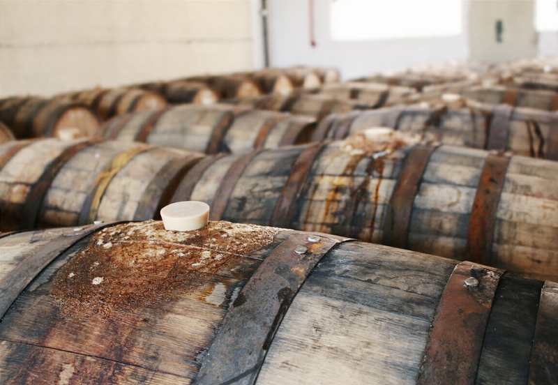 Dovetail Brewery Barrels