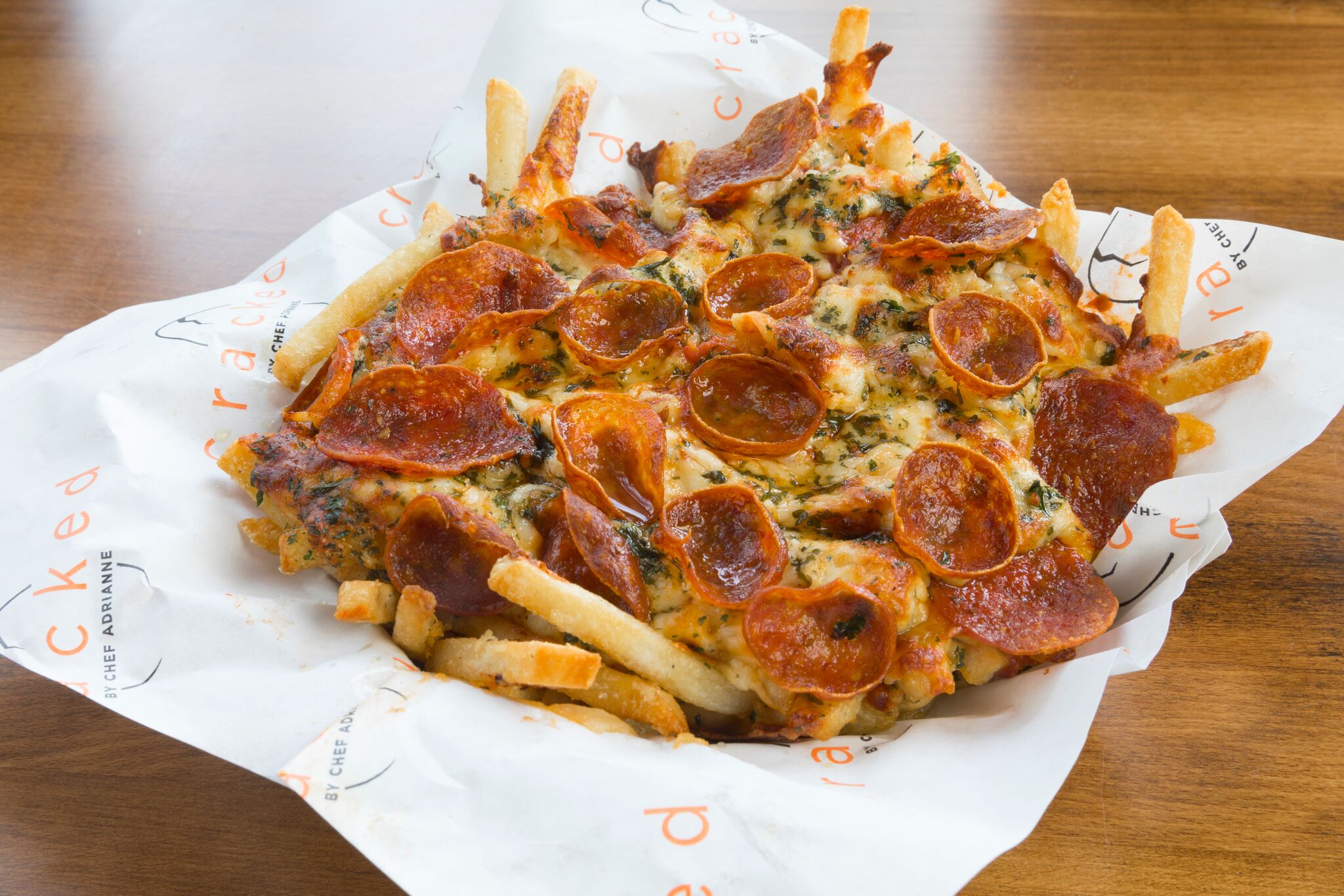 Cracked - Truffled Pepperoni Pizza Cheese Fries
